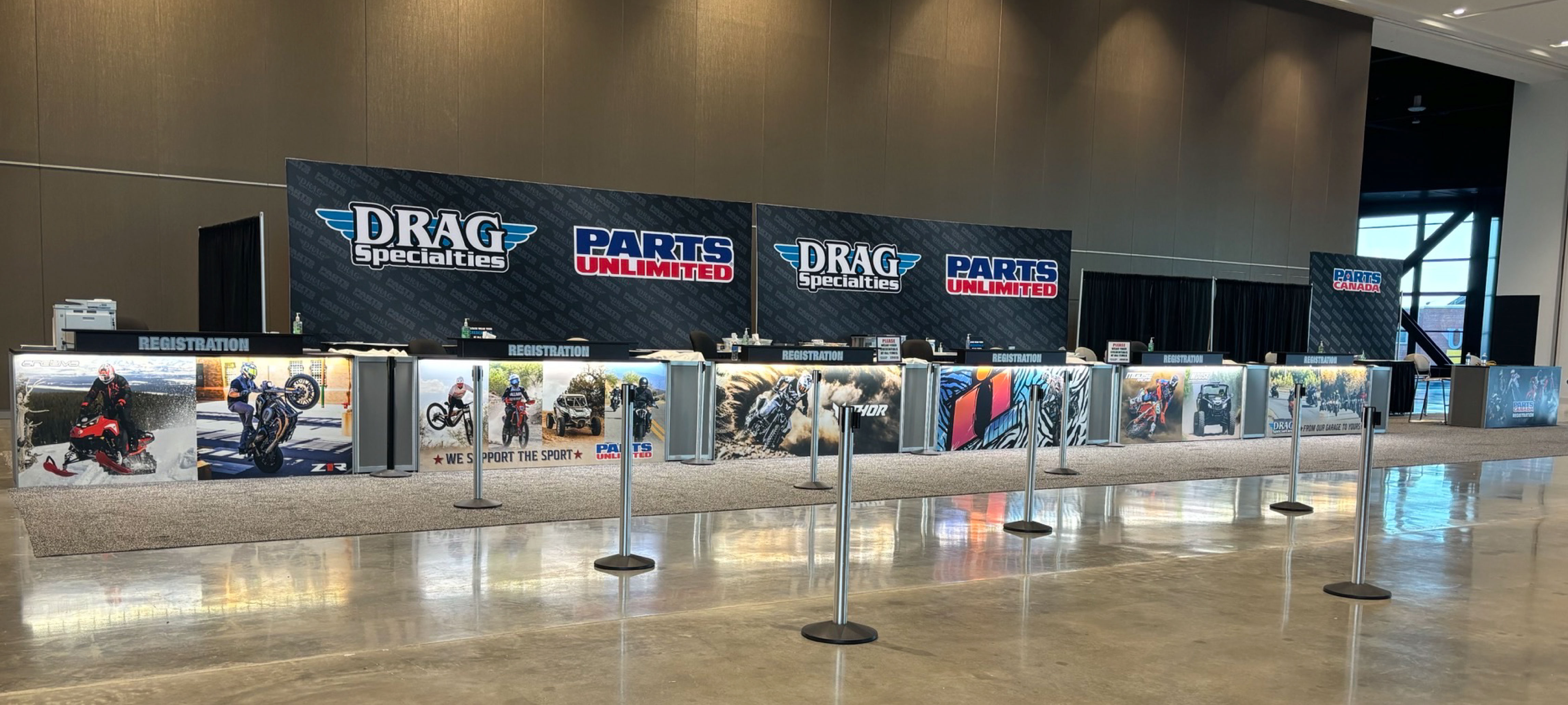 Drags Specials trade show display