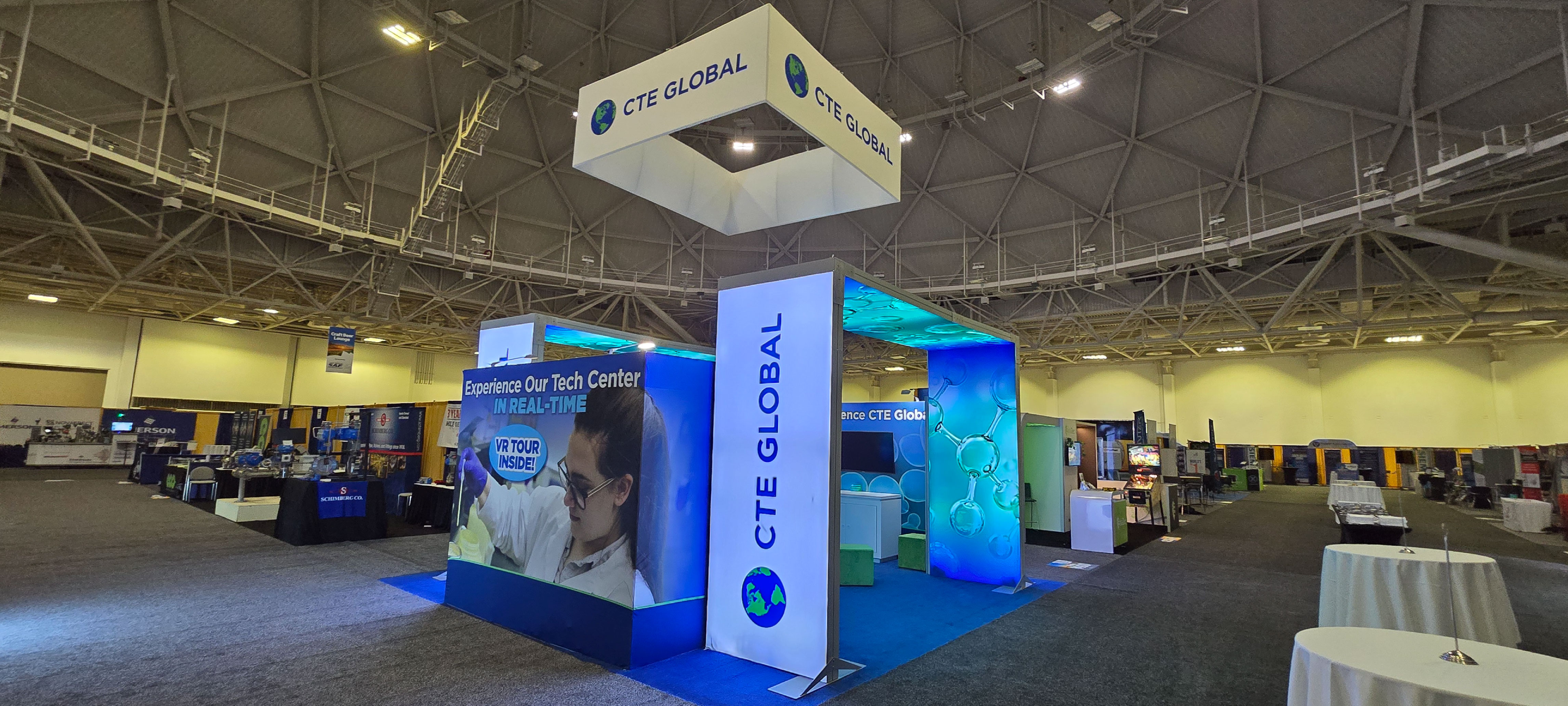 CTE Global trade showbooth exhibit